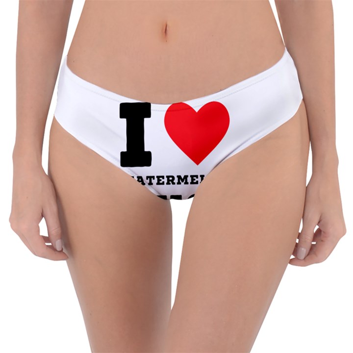 I love watermelon juice Reversible Classic Bikini Bottoms