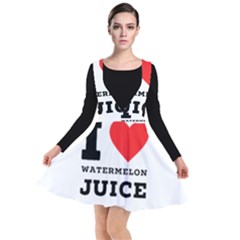 I Love Watermelon Juice Plunge Pinafore Dress by ilovewhateva