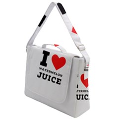 I Love Watermelon Juice Box Up Messenger Bag by ilovewhateva