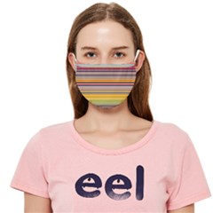 Neopolitan Horizontal Lines Strokes Cloth Face Mask (adult)