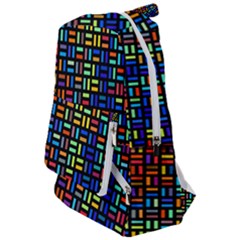 Geometric Colorful Square Rectangle Travelers  Backpack