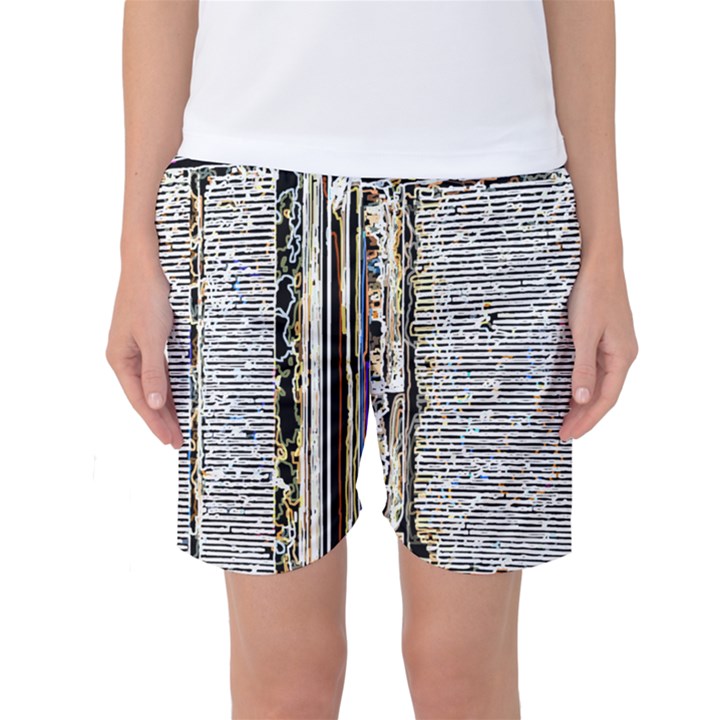 Manuscript Lost Pages Lost History Women s Basketball Shorts