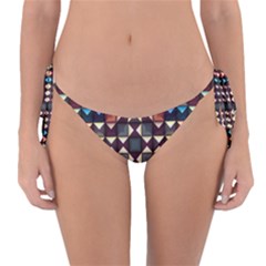 Symmetry Geometric Pattern Texture Reversible Bikini Bottoms by Bangk1t