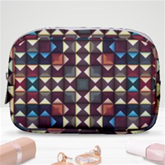 Symmetry Geometric Pattern Texture Make Up Pouch (small) by Bangk1t