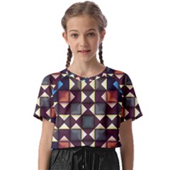 Symmetry Geometric Pattern Texture Kids  Basic Tee