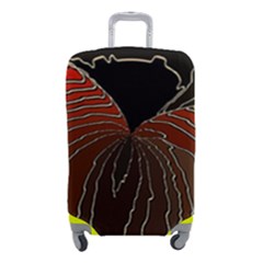 Red Gold Black Voracious Plant Leaf Luggage Cover (small) by Bangk1t