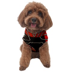 Red Gold Black Voracious Plant Leaf Dog Sweater