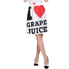 I Love Grape Juice A-line Skirt by ilovewhateva