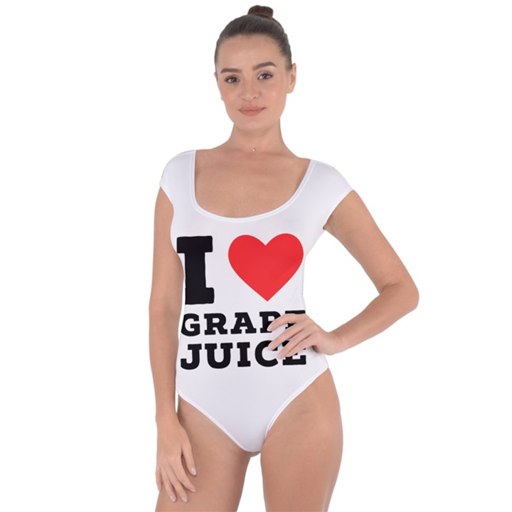 I love grape juice Short Sleeve Leotard 