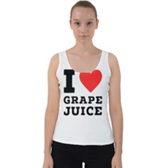 I Love Grape Juice Velvet Tank Top by ilovewhateva