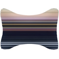 Horizontal Line Strokes Color Lines Seat Head Rest Cushion