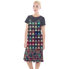 Diamond Geometric Square Design Pattern Camis Fishtail Dress by Bangk1t