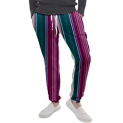 Vertical Line Color Lines Texture Men s Jogger Sweatpants by Bangk1t