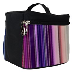 Vertical Line Color Lines Texture Make Up Travel Bag (small) by Bangk1t