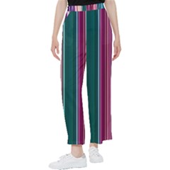 Vertical Line Color Lines Texture Women s Pants  by Bangk1t