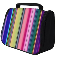 Pastel Colors Striped Pattern Full Print Travel Pouch (big) by Bangk1t