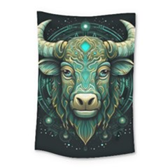 Bull Star Sign Small Tapestry by Bangk1t