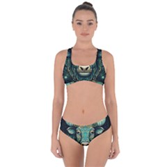 Bull Star Sign Criss Cross Bikini Set by Bangk1t