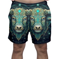 Bull Star Sign Men s Shorts by Bangk1t