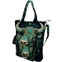 Bull Star Sign Shoulder Tote Bag by Bangk1t