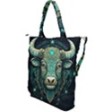 Bull Star Sign Shoulder Tote Bag View2