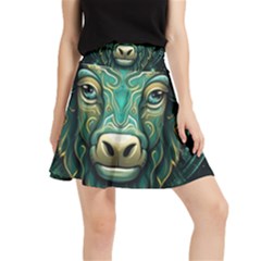 Bull Star Sign Waistband Skirt by Bangk1t