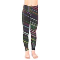 False Prismatic Black Background Kids  Leggings by Bangk1t