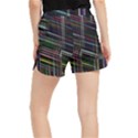 False Prismatic Black Background Women s Runner Shorts View2