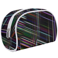 False Prismatic Black Background Make Up Case (large) by Bangk1t