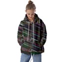 False Prismatic Black Background Kids  Oversized Hoodie View1