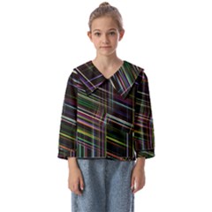 False Prismatic Black Background Kids  Sailor Shirt