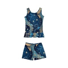 Fish Star Sign Kids  Boyleg Swimsuit by Bangk1t