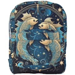 Fish Star Sign Full Print Backpack by Bangk1t