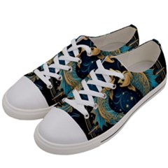 Fish Star Sign Women s Low Top Canvas Sneakers by Bangk1t