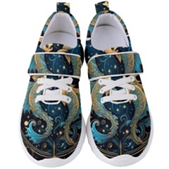 Fish Star Sign Women s Velcro Strap Shoes by Bangk1t