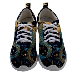 Fish Star Sign Women Athletic Shoes by Bangk1t