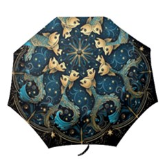 Fish Star Sign Folding Umbrellas by Bangk1t