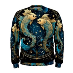 Fish Star Sign Men s Sweatshirt by Bangk1t