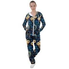 Fish Star Sign Women s Tracksuit by Bangk1t