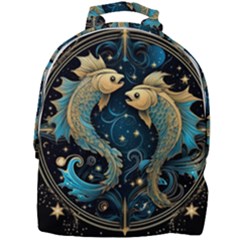 Fish Star Sign Mini Full Print Backpack by Bangk1t