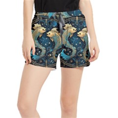 Fish Star Sign Women s Runner Shorts by Bangk1t