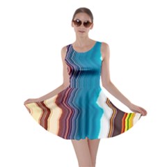 Line Vertical Lines Color Lines Skater Dress by Bangk1t