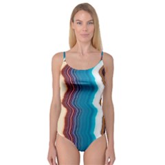 Line Vertical Lines Color Lines Camisole Leotard  by Bangk1t