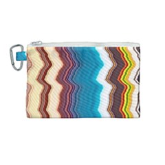 Line Vertical Lines Color Lines Canvas Cosmetic Bag (medium) by Bangk1t