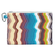 Line Vertical Lines Color Lines Canvas Cosmetic Bag (xl) by Bangk1t