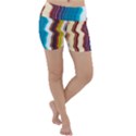 Line Vertical Lines Color Lines Lightweight Velour Yoga Shorts View1