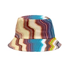 Line Vertical Lines Color Lines Inside Out Bucket Hat by Bangk1t