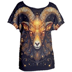 Aries Star Sign Women s Oversized Tee by Bangk1t