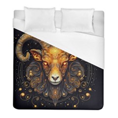 Aries Star Sign Duvet Cover (full/ Double Size) by Bangk1t