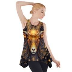 Aries Star Sign Side Drop Tank Tunic by Bangk1t